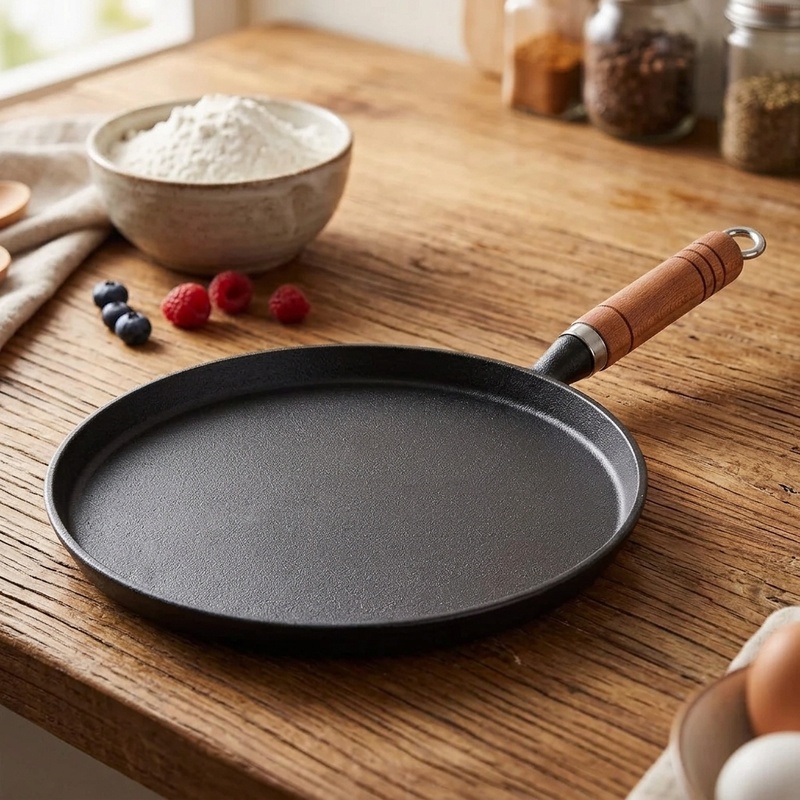 20/23/26cm Cast Iron Frying Pa - огляд і ціна Cast Iron Corn