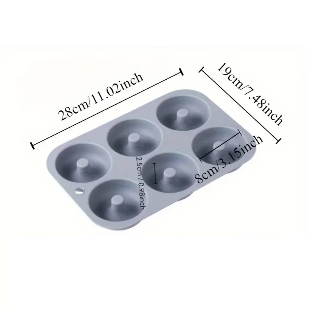 6Holes Baking Mold Food Grade  - огляд і ціна Donut Mold Silicone