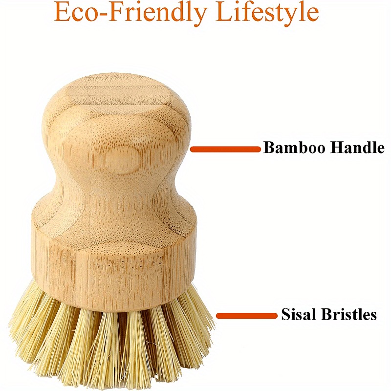 Bamboo Dish Scrub Brush Soap D - огляд і ціна Cast Iron Corn