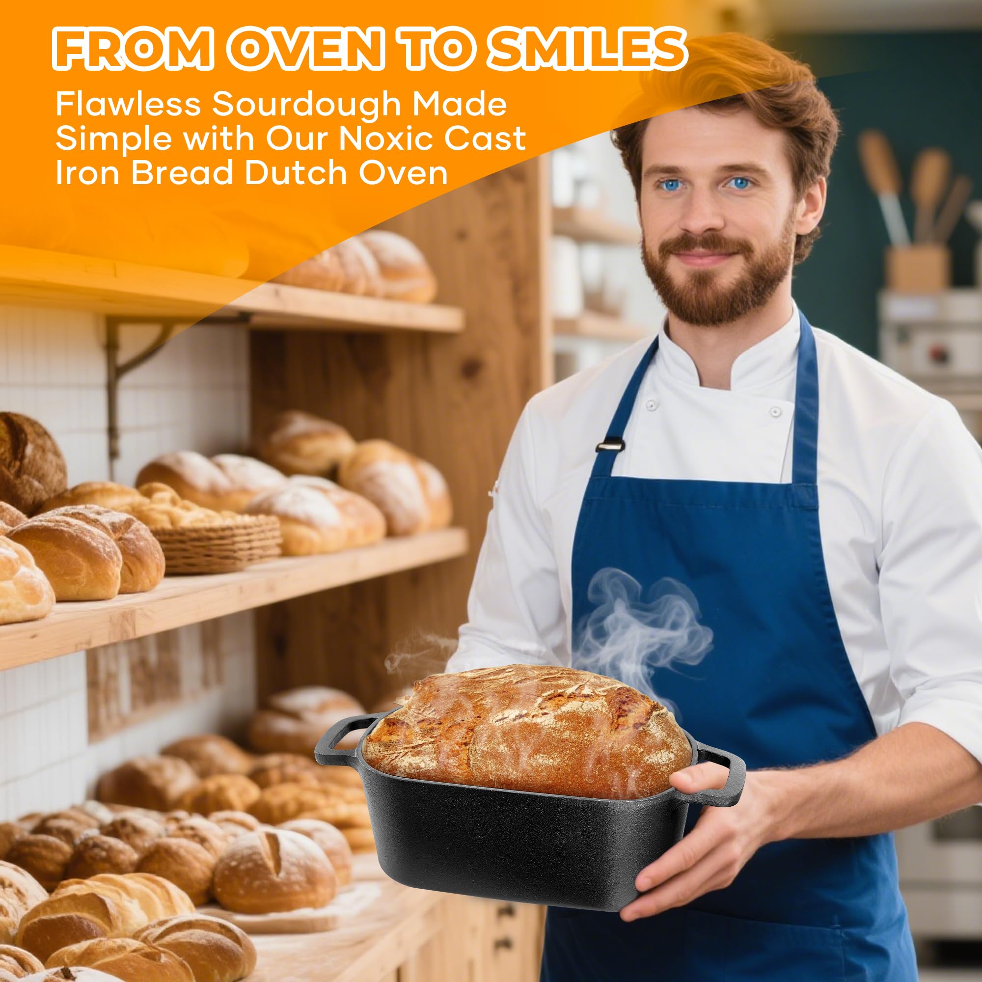 Dutch Oven For Bread Baking So - огляд і ціна Cast Iron Corn