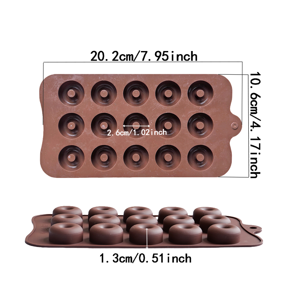 1pc 15 hole donut shaped DIY n - огляд і ціна Donut Mold Silicone