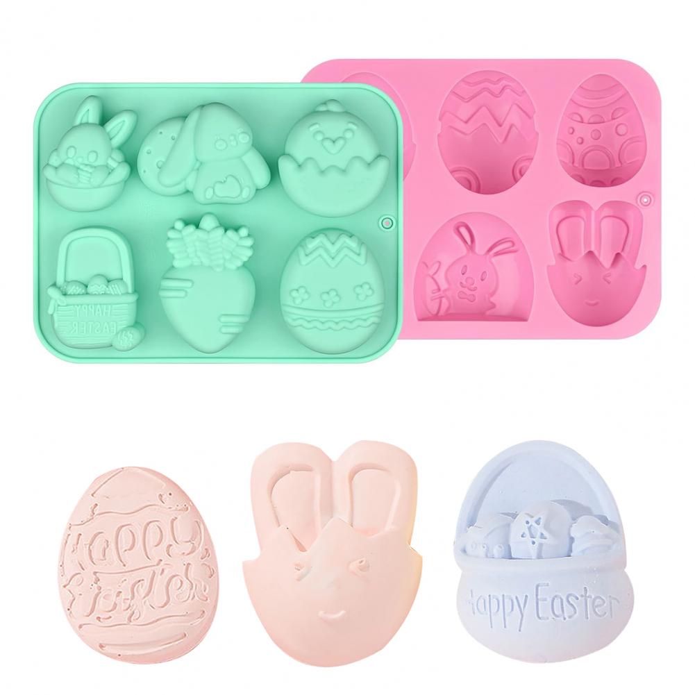 Bunny Chocolate Mold 4pcs Bunn - огляд і ціна Bunny Cake Mold