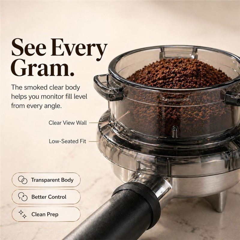 B51CNEW! Twist-Lock Portafilte - огляд і ціна Breville Espresso Barista Touch